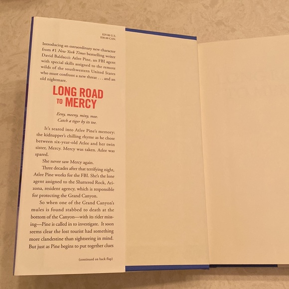 Long Road To Mercy by David Baldacci An Atlee Pine Thriller Hardcover - Picture 2 of 4